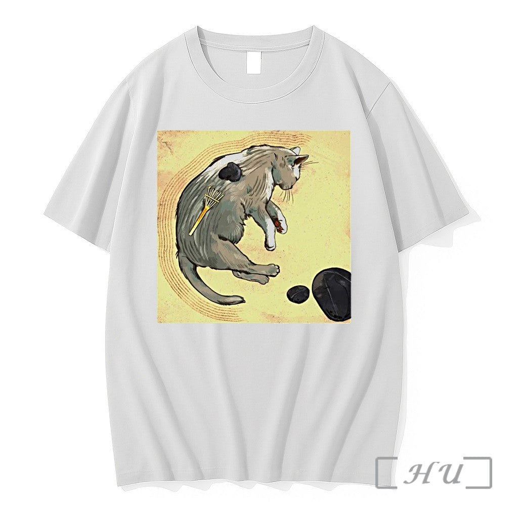 Zen Garden Kitty Art Tshirts Sweater Hoodie Jpg
