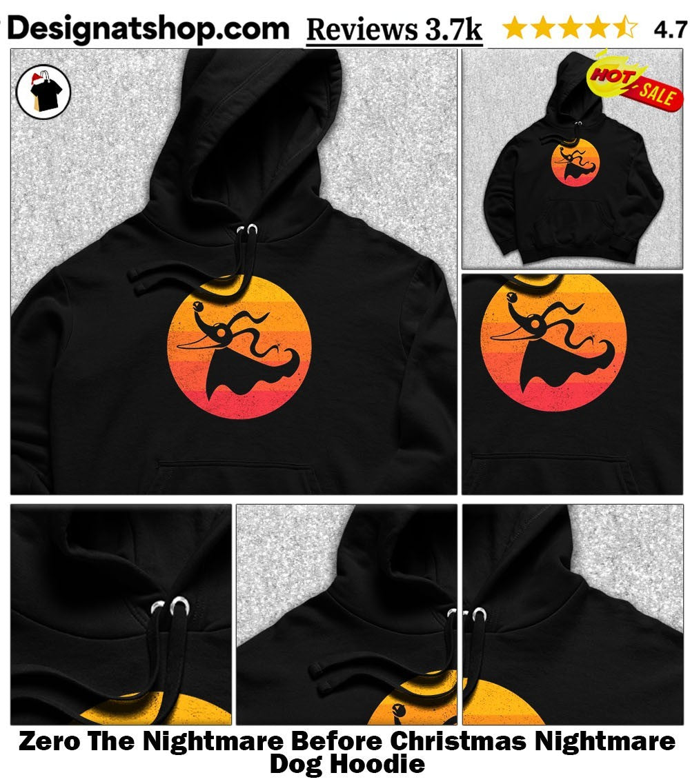 Zero The Nightmare Before Christmas Nightmare Dog shirt