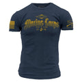 USMC - The Few. The Proud T-Shirt - Navy