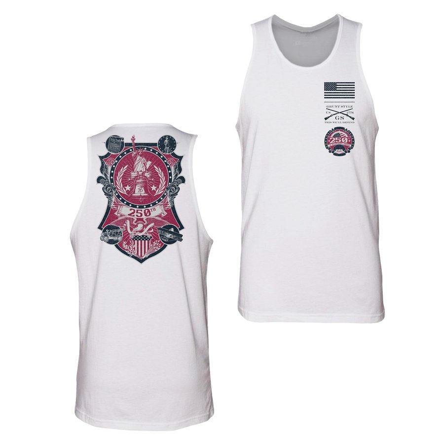 250th Commemorative Tank - White