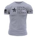 CFP Honor, Bravery, and Sacrifice Men's Tee - Heather Gray