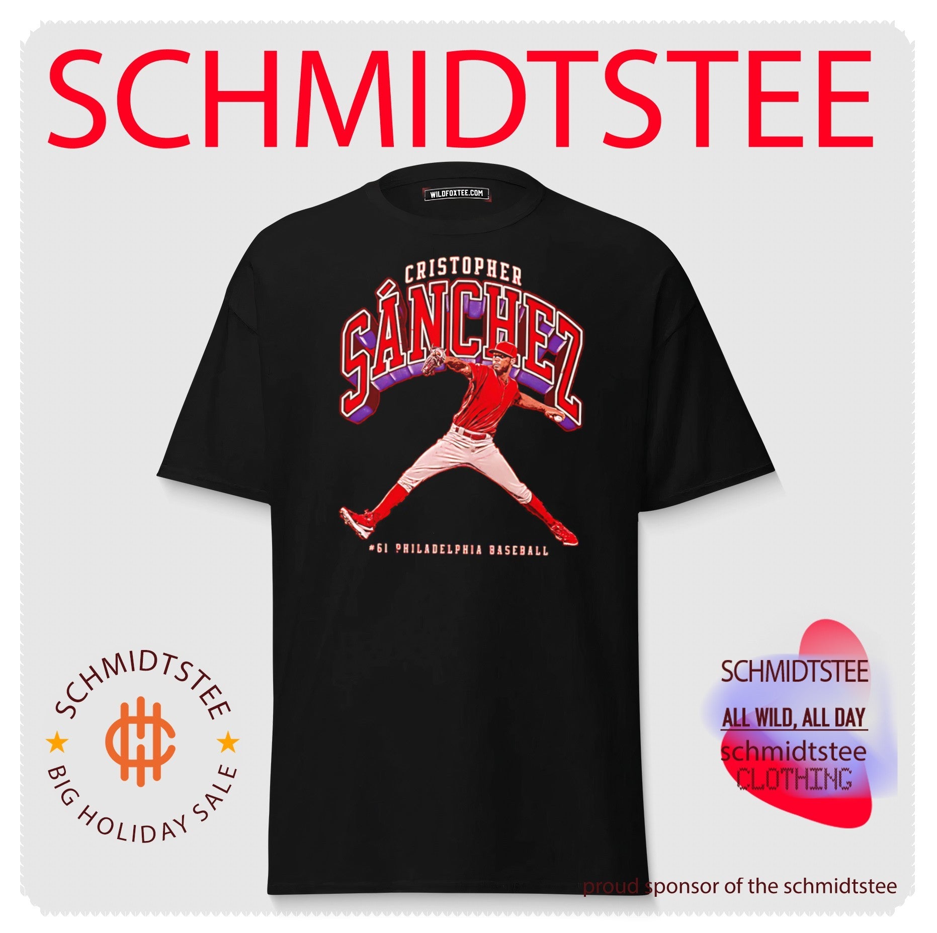 Cristopher Sanchez Philadelphia Phillies Collegiate shirt