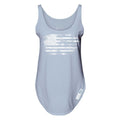 CFP Women's Worn Flag Flowy Tank - Stonewash Denim