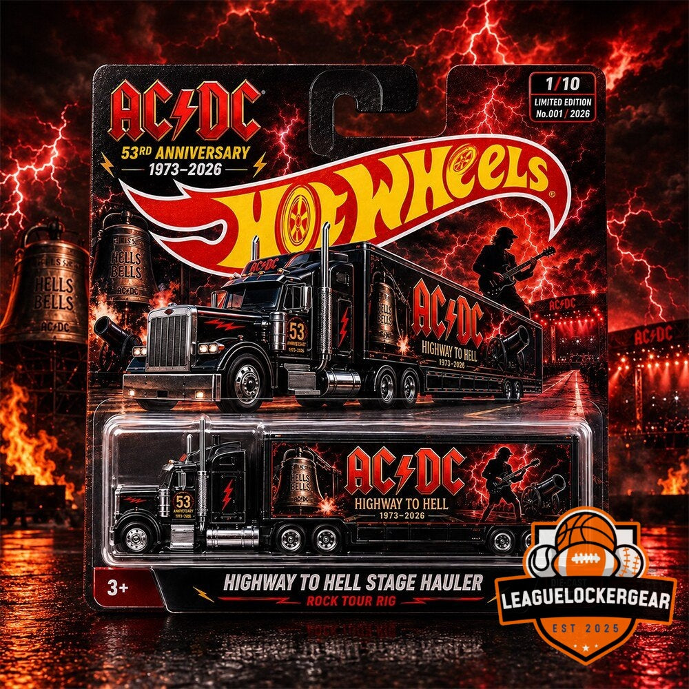 AC/DC 53rd Anniversary Highway to Hell Hot Wheels Stage Hauler