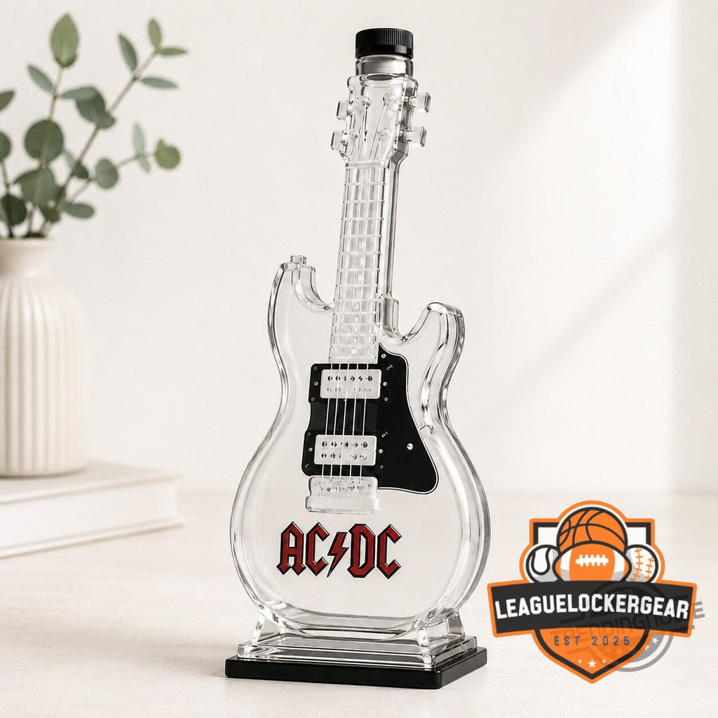 AC/DC Electric Guitar Shaped Whiskey Decanter