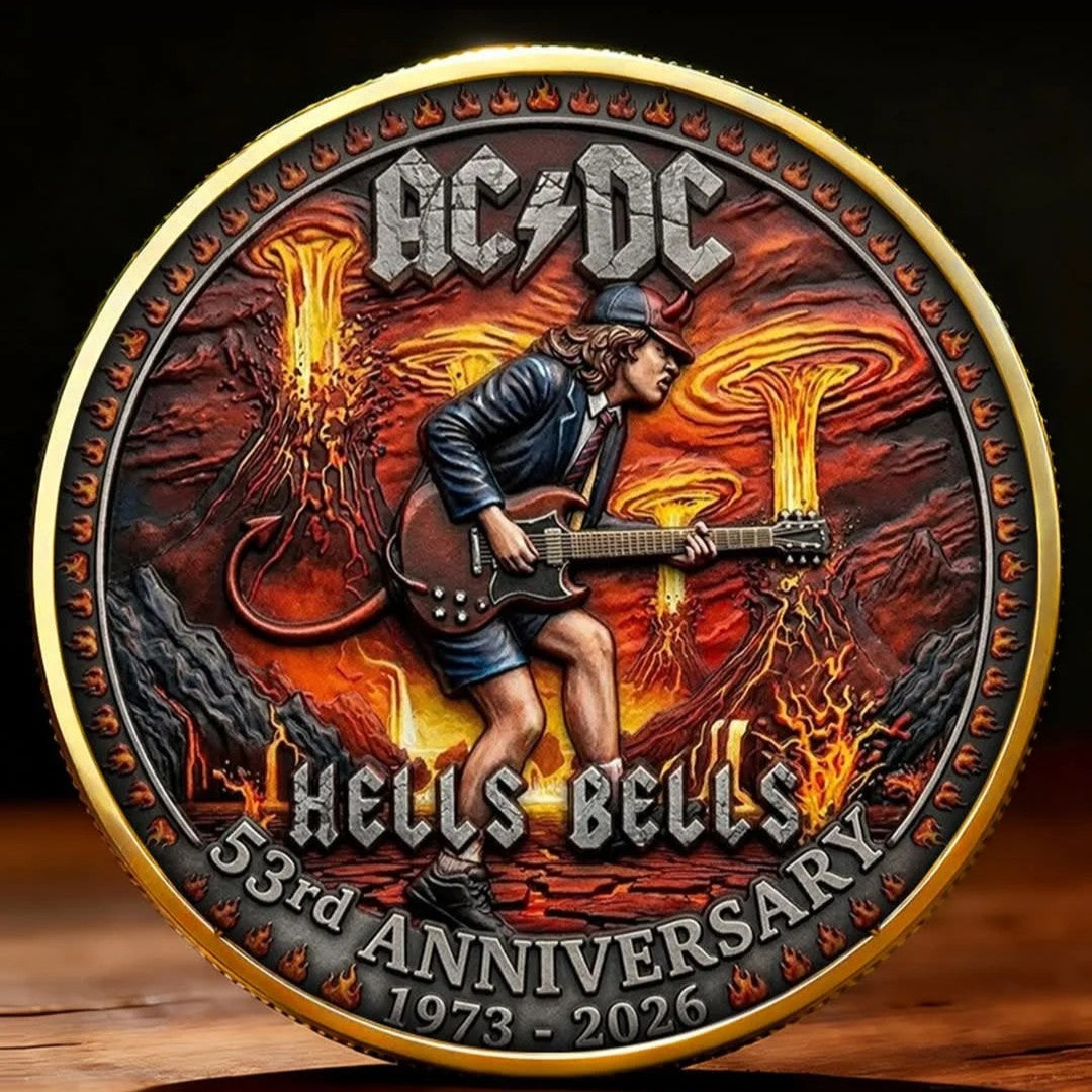 AC/DC Hells Bells 53rd Anniversary 1973-2026 Commemorative Coin