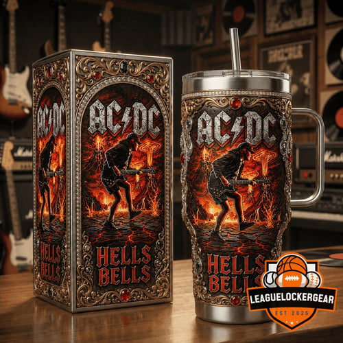 AC/DC Hells Bells Tumbler With Handle