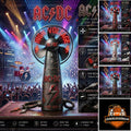 AC/DC High Voltage Est 1973 Led Handheld Fan