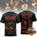 AC/DC Tour 2026 PWR/UP 3D T-Shirt