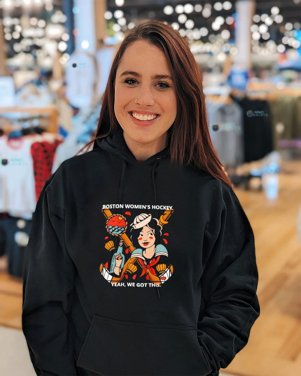Boston women’s hockey yeah we got this shirt