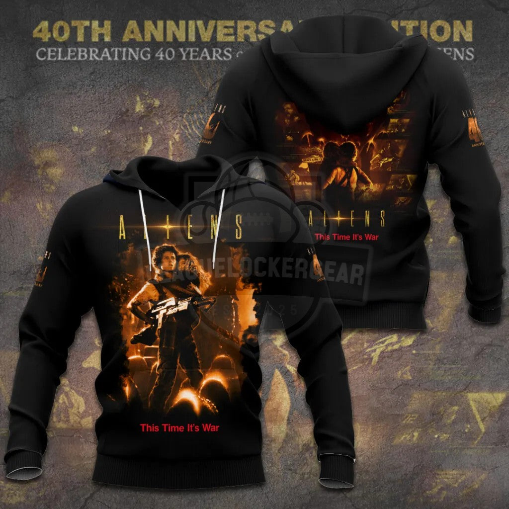 Aliens 40th Anniversary Edition This Time It’s War T-Shirt