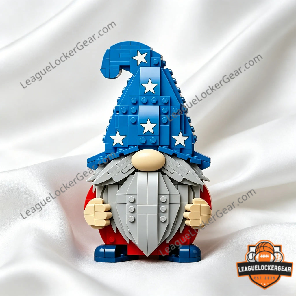 America 250th Anniversary Gnome Building Block Set