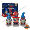 America 250th Anniversary Gnome Building Block Set