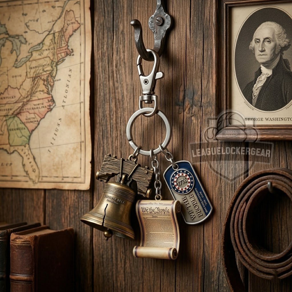 America 250th Anniversary keychain set