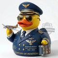 American Airlines 100th Anniversary Pilot Duck Figurine