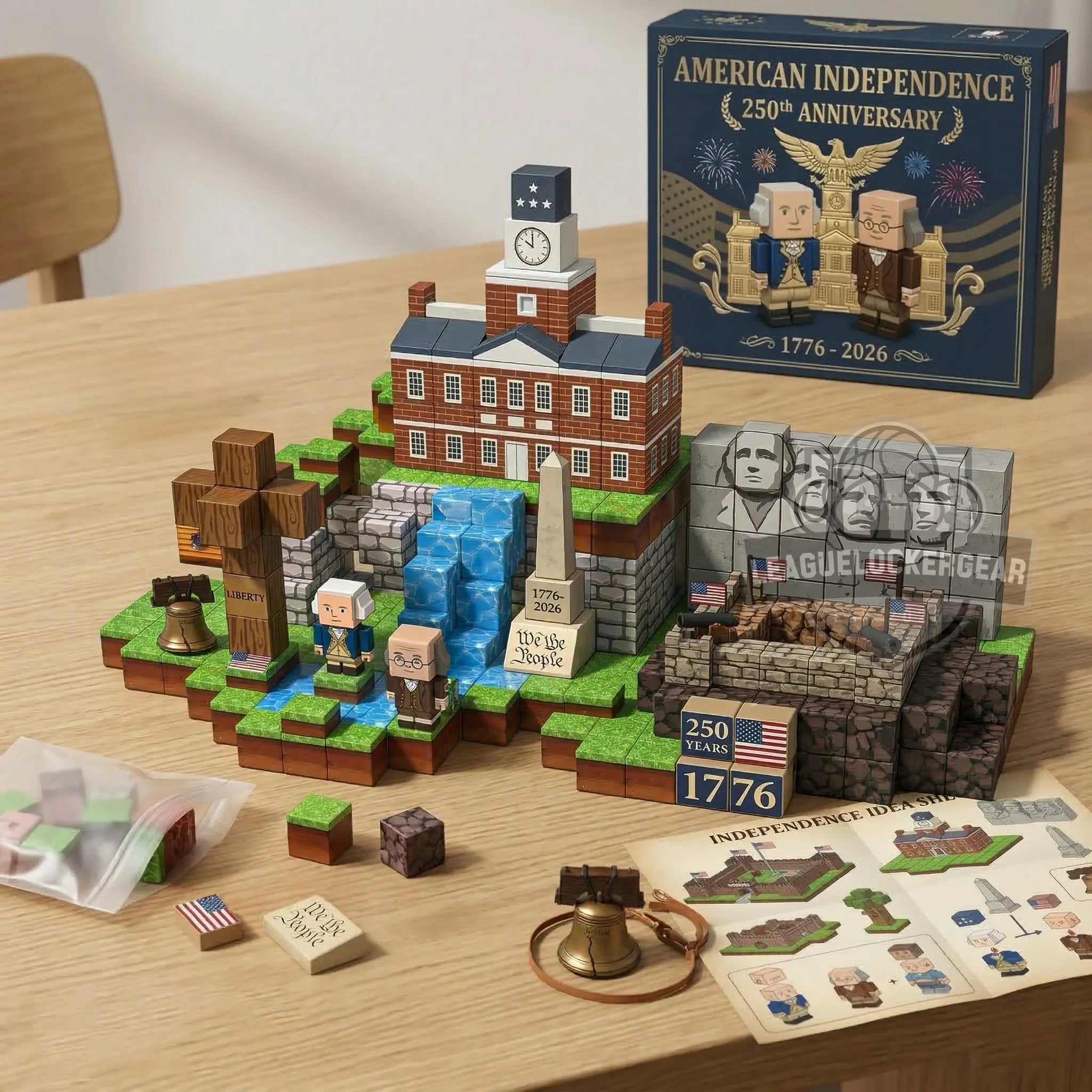 American Independence 250th Anniversary 1776-2026 Building Block Set