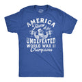 America Home Of The Undefeated World War 2 Champions Men's T Shirt