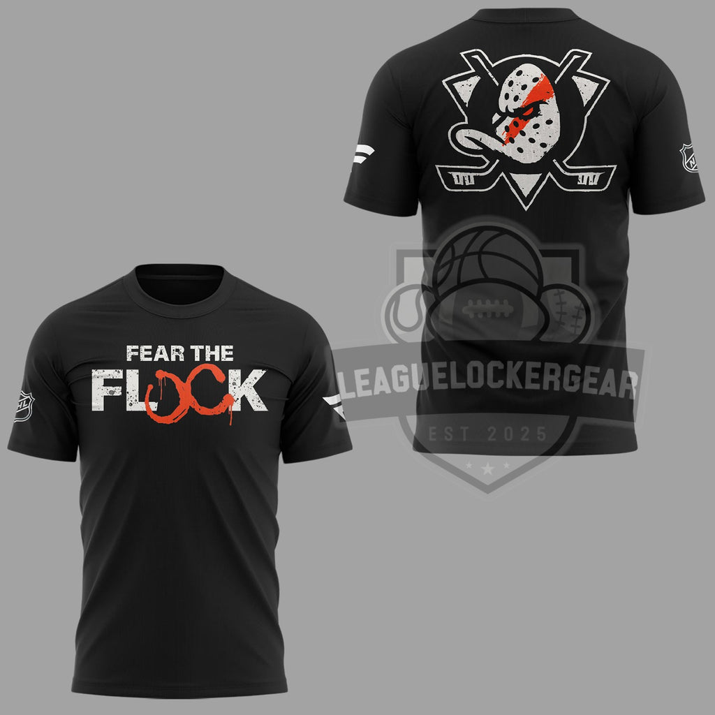 Anaheim Ducks Fear The Flock Playoffs 2026 T-Shirt