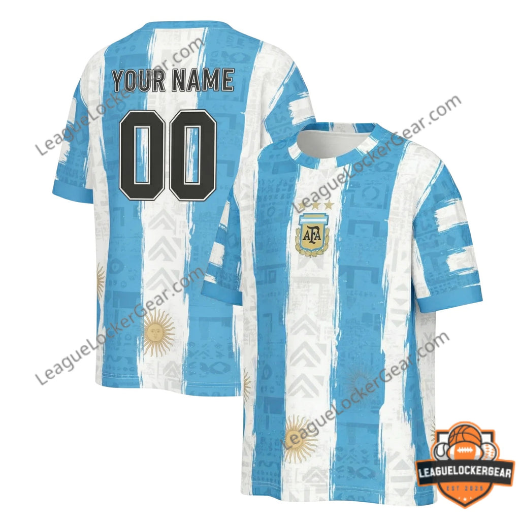 Argentina World Cup 2026 Custom Football Jersey