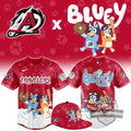 Arkansas Travelers Bluey Night Baseball Jersey