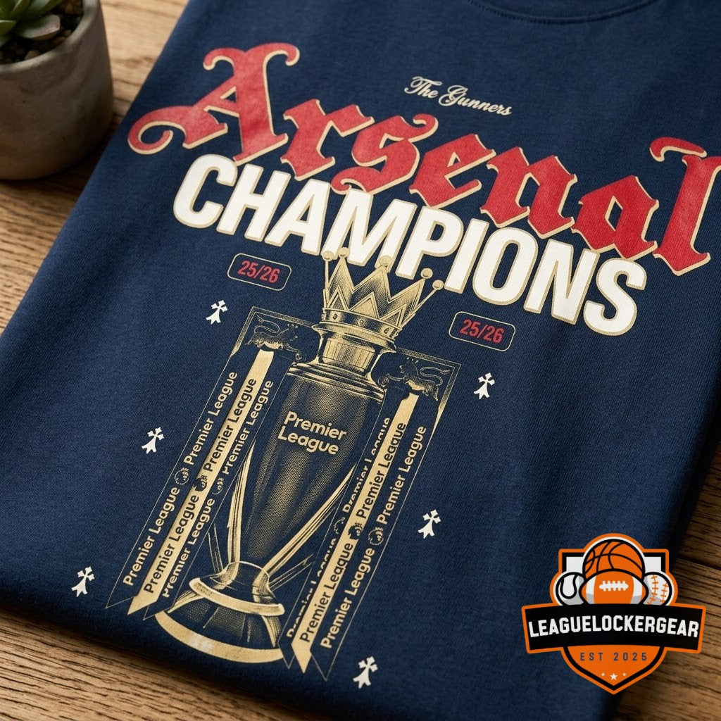 Arsenal F.C. 25/26 Premier League Champions T-Shirt