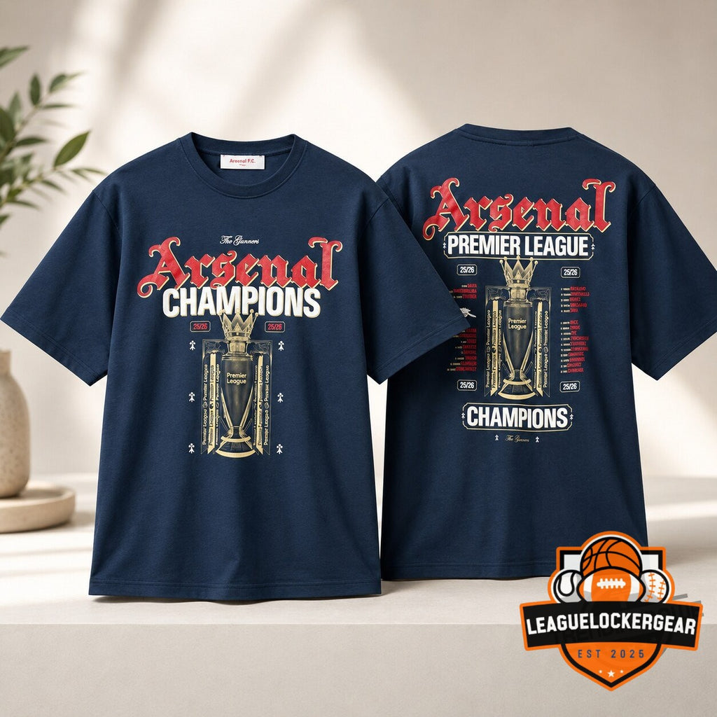 Arsenal F.C. 25/26 Premier League Champions T-Shirt