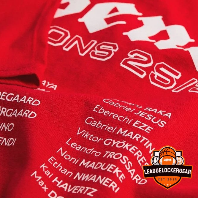 Arsenal Football Club Champions 25/26 T-Shirt