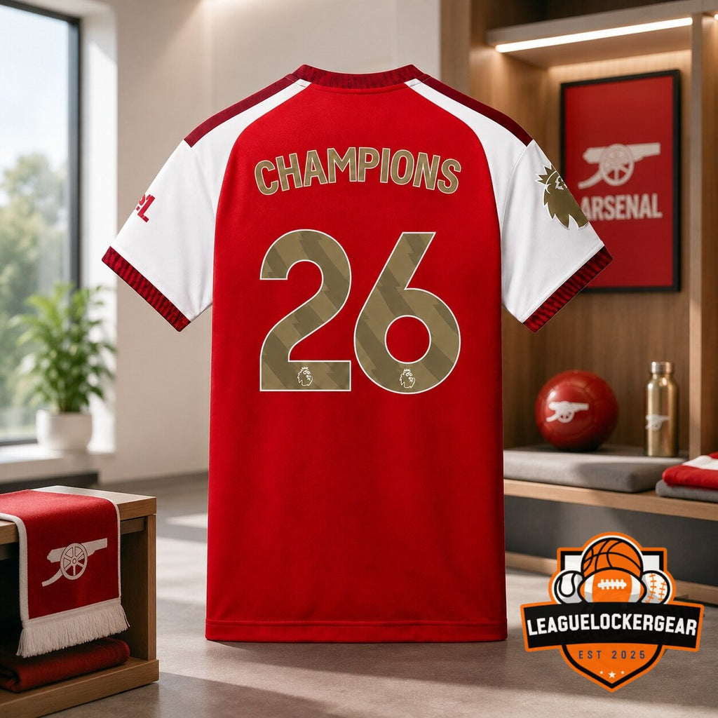 Arsenal Football Club Champions 26 Football Jersey