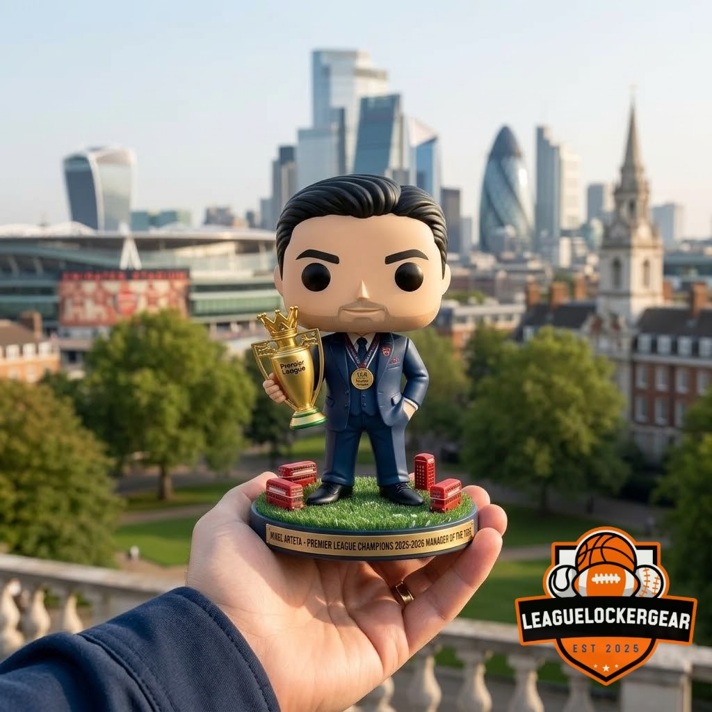 Arsenal Mikel Arteta Premier League Champions Manager 2025-2026 Vinyl Figure