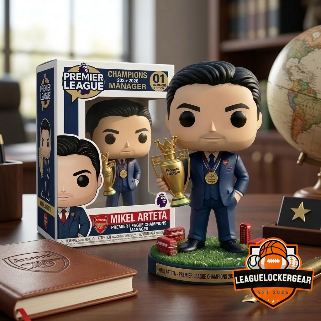 Arsenal Mikel Arteta Premier League Champions Manager 2025-2026 Vinyl Figure