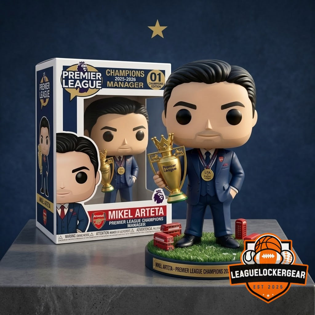 Arsenal Mikel Arteta Premier League Champions Manager 2025-2026 Vinyl Figure