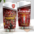 Arsenal Football Club Premier League Champions 2025-2026 Tumbler