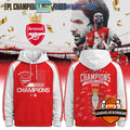 Arsenal Football Club Premier League Champions 2026 Hoodie