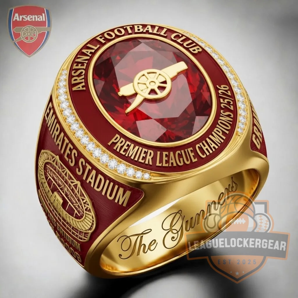 Arsenal Premier League Champions 25/26 The Gunners Championship Ring