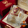 Arsenal Premier League Champions 2025/2026 Season Whiskey Glass