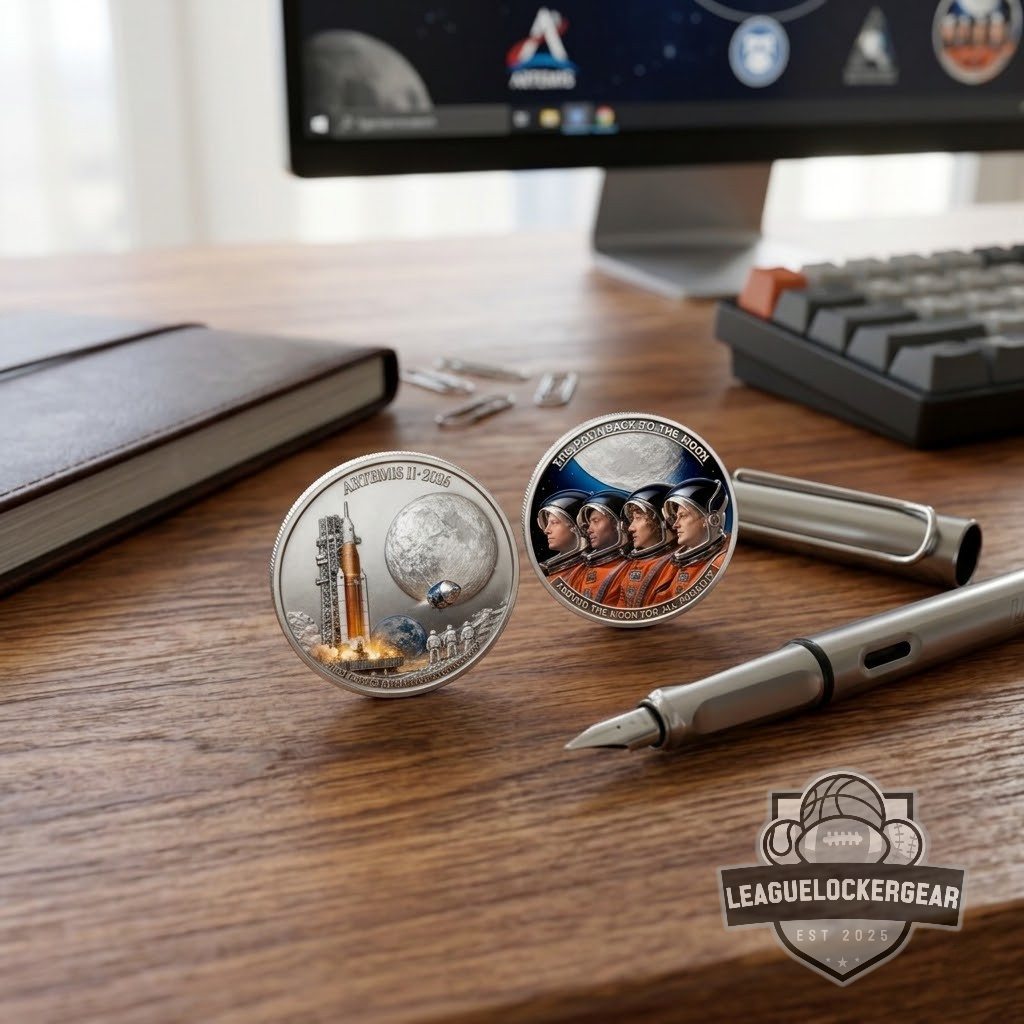 Artemis II 2026 First Crewed Lunar Mission Commemorative Coin