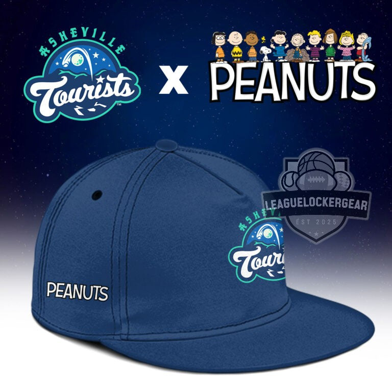 Asheville Tourists Peanuts Baseball Collaboration Jersey