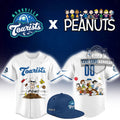 Asheville Tourists Peanuts Baseball Collaboration Jersey