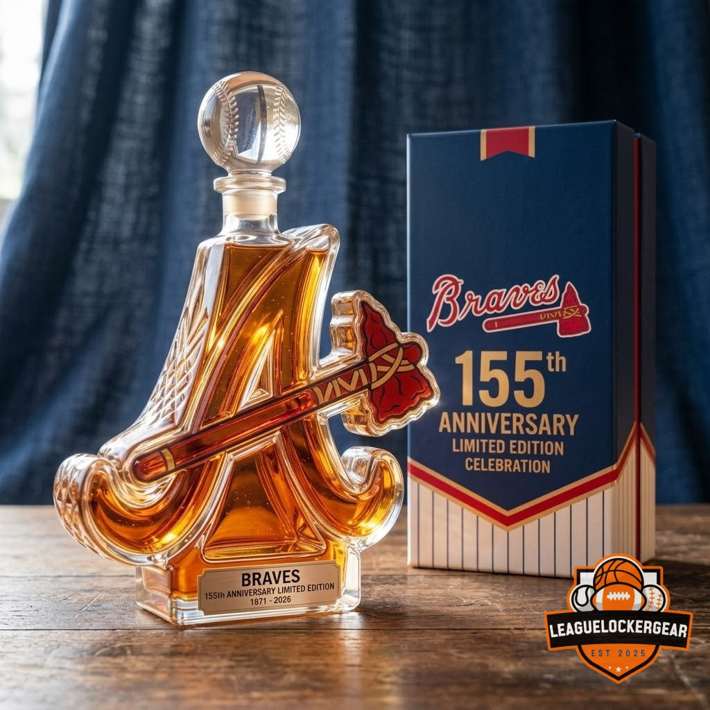 Atlanta Braves 155th Anniversary 1871-2026 Whiskey Decanter