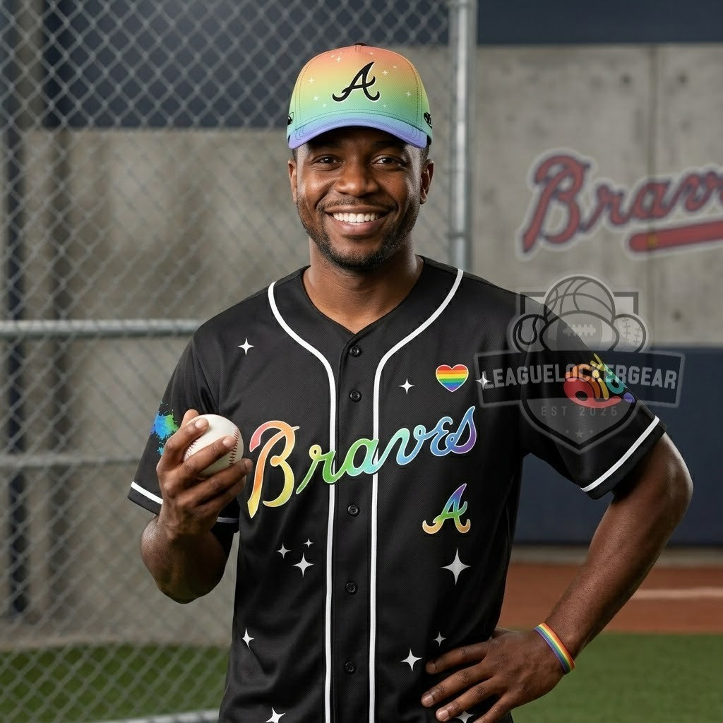 Atlanta Braves Love Is Love Pride Baseball Jersey