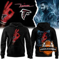 Atlanta Falcons The Iceman Drake Hoodie And Cap