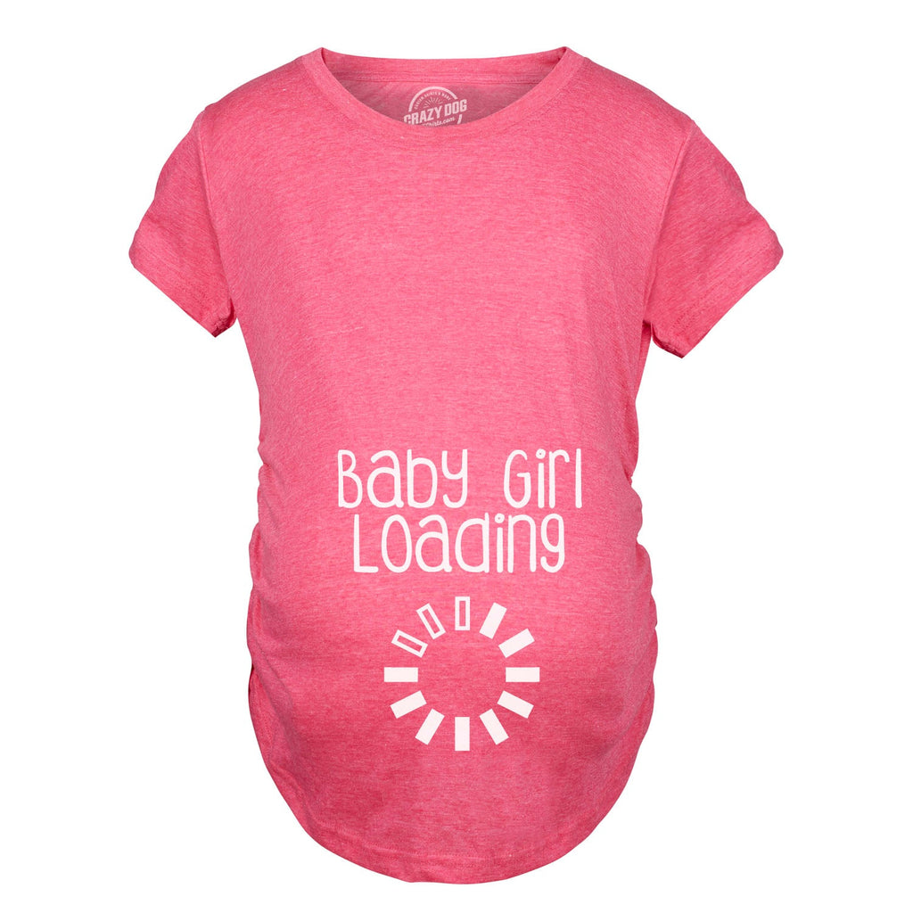 Baby Girl Loading Maternity T Shirt