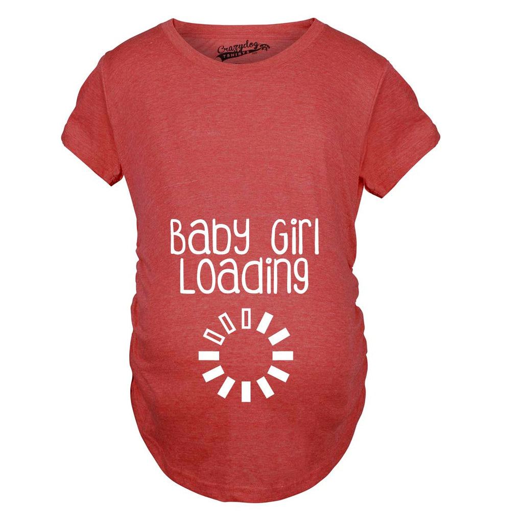 Baby Girl Loading Maternity T Shirt