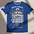 Back 2 Back Champions 2025 Baseball T-Shirt – LA Dodgers World Series Fan Tee