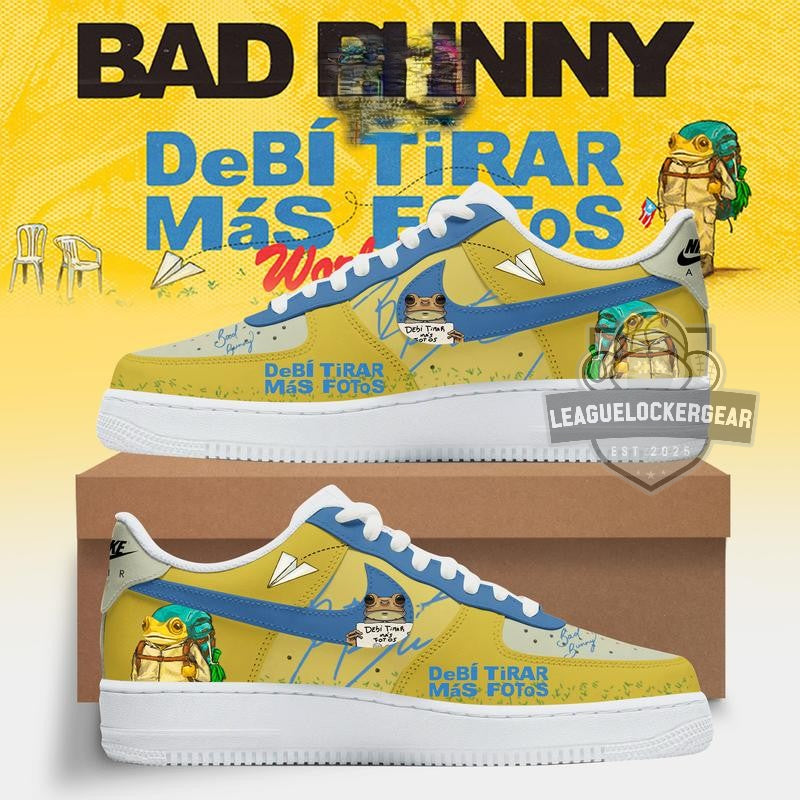 Bad Bunny DeBI TiRAR MAS FOToS World Tour 2026 AF1 Shoes