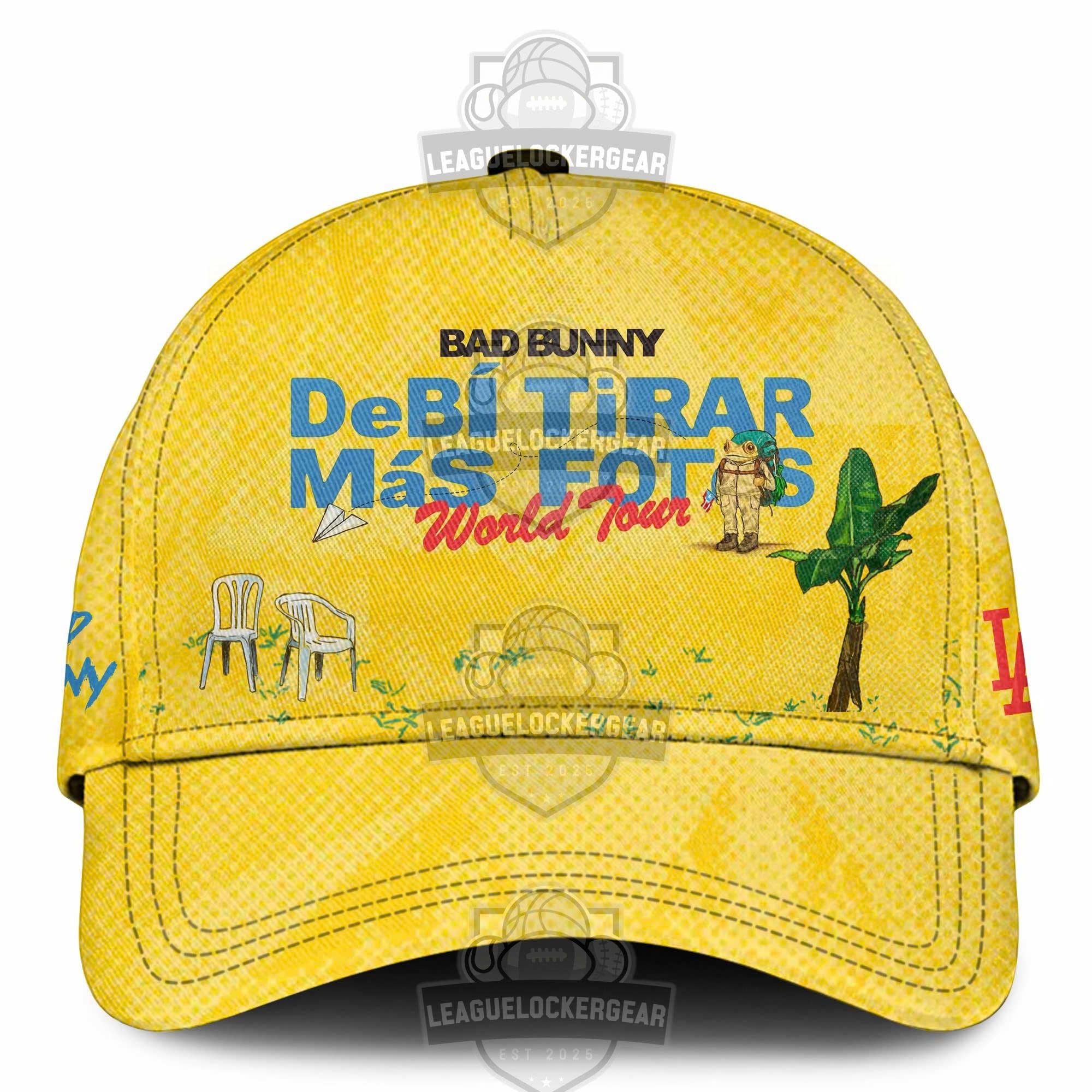Bad Bunny Debí Tirar Más Fotos World Tour Los Angeles Dodgers Baseball Jersey