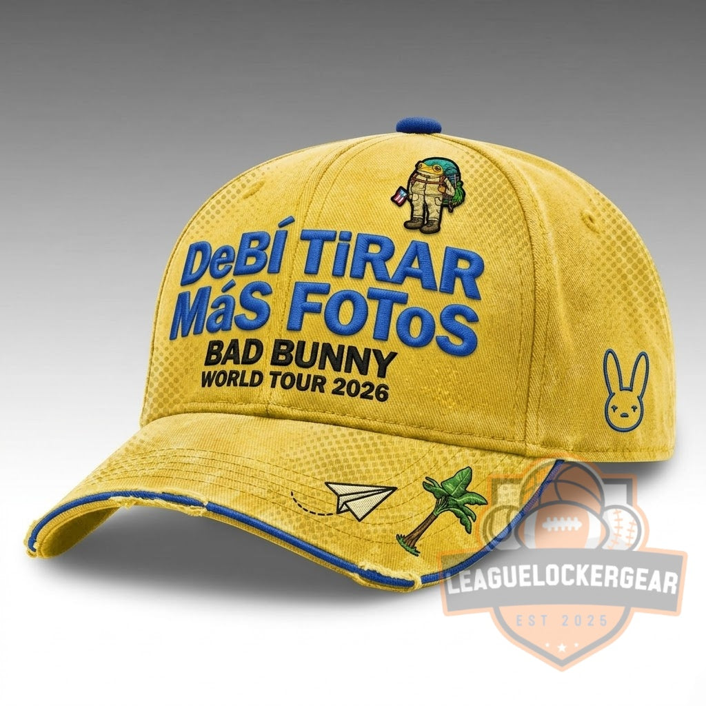 Bad Bunny DeBí TiRAR Más FOTOS World Tour 2026 Baseball Cap