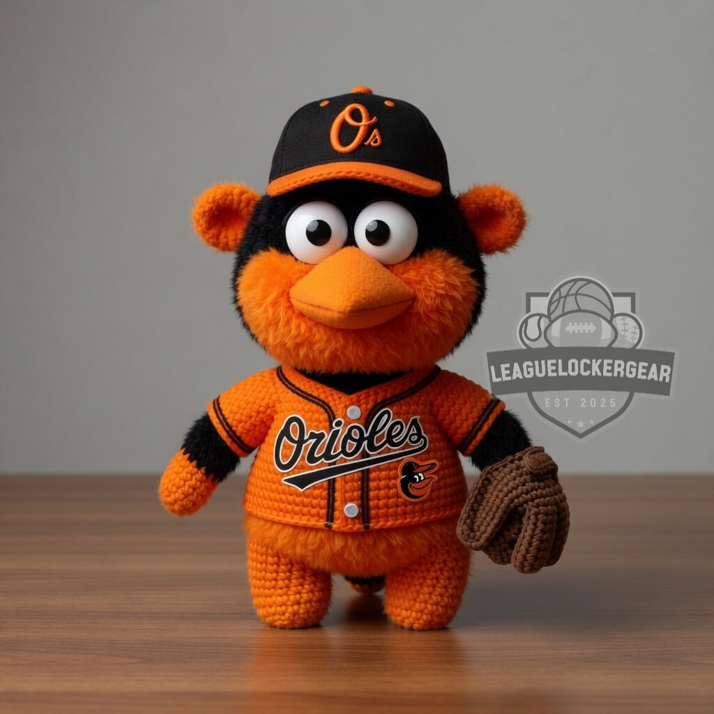 Baltimore Orioles Crochet Mascot Doll