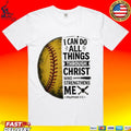 Baseball I Can Do All Things Through Christ T-shirt