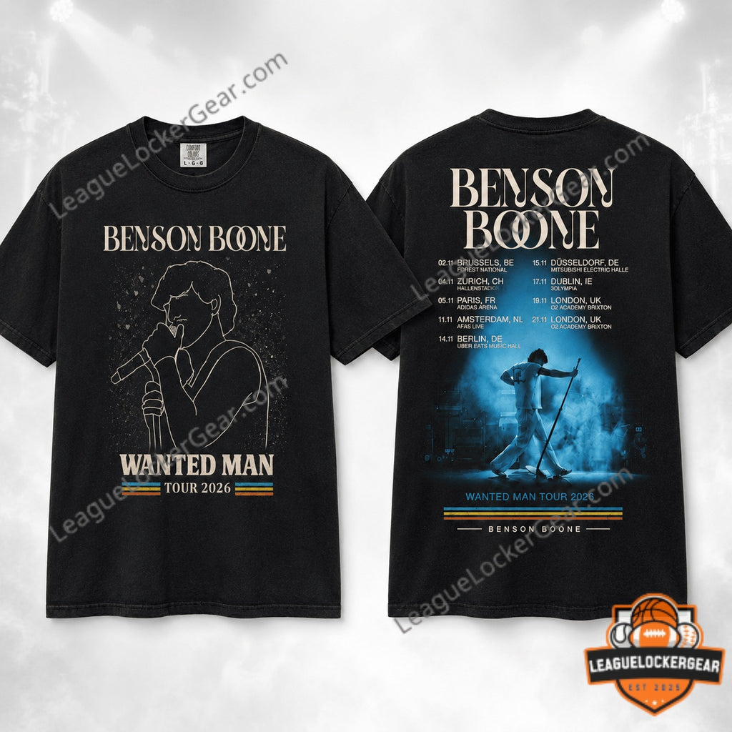 Benson Boone Wanted Man Tour 2026 T-Shirt